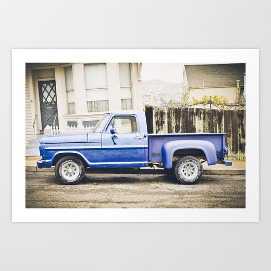 Vintage Cars of San Fran 2 Art Print