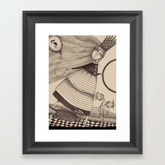 The Tulip Garden (2) Framed Art Print