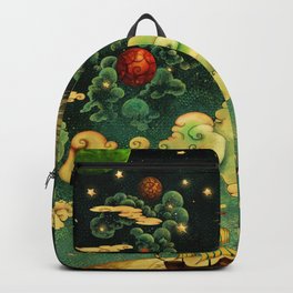 Polaris Backpack | Vintage, Clouds, Space, Northernstar, Map, Art, Leading, Planets, Navigation, Journey 