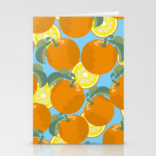Sun-kissed Valencia oranges Stationery Cards