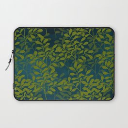 Night Garden Leafy Pattern Laptop Sleeve