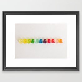 gummy bears Framed Art Print