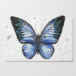 Blue Tribal Butterfly Cutting Board