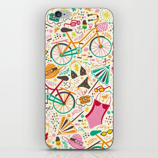 Seaside Cycle iPhone & iPod Skin