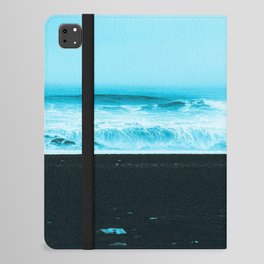 Blue black beach cool iPad Folio Case
