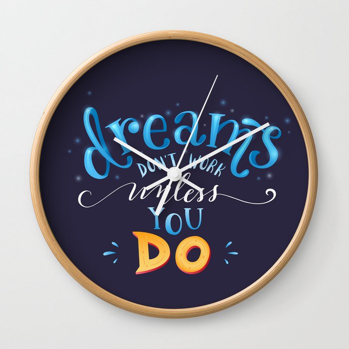 DREAMS Wall Clock