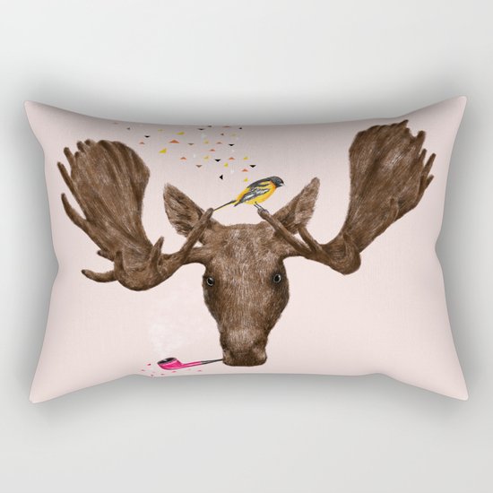 Moose II Rectangular Pillow