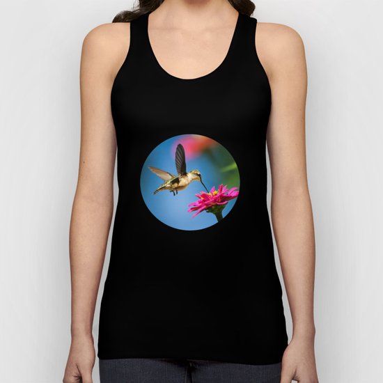 Hummingbird Flight Unisex Tank Top
