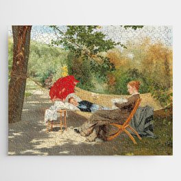 In the hammock Jigsaw Puzzle