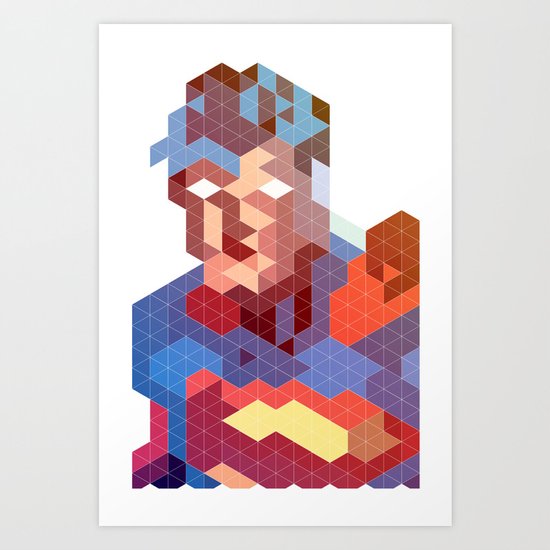 Geometric Super Art Print