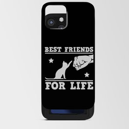 Cat Dad Best Friends For Life iPhone Card Case