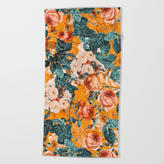 SUMMER GARDEN III Beach Towel