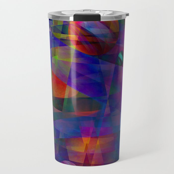 Abstract cylinder Travel Mug