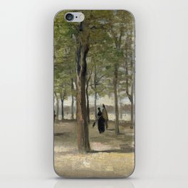 Terrace in the Luxembourg Gardens iPhone Skin