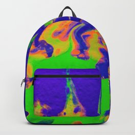 Blacklight Sunset 01 Backpack | Pouredacrylic, Surreal, Painting, Osserman, Fluidart, Blacklight, Abstractart, Sunset, Sun, Abstract 