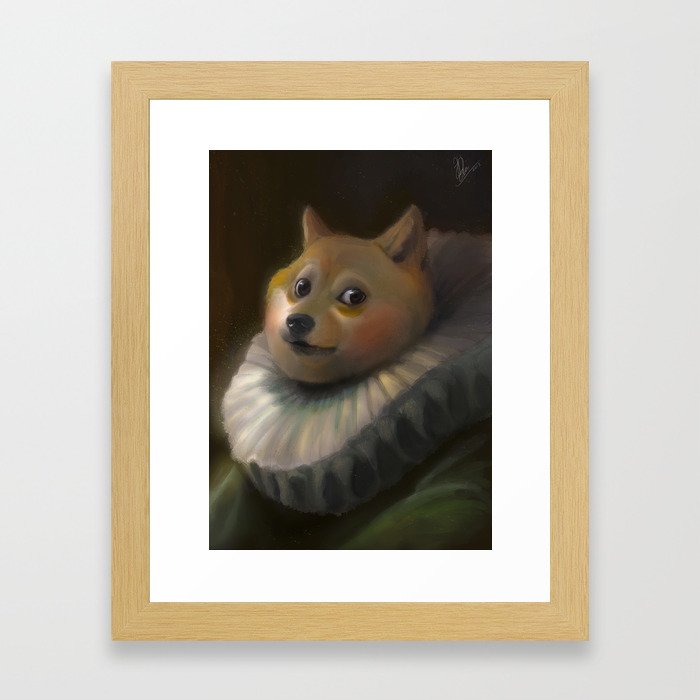 Sir Doge Framed Art Print