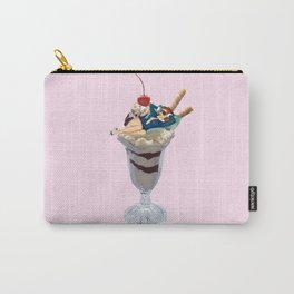 lazy sundae pale pink Carry-All Pouch