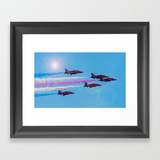 ARROWS IN FLIGHT Framed Art Print