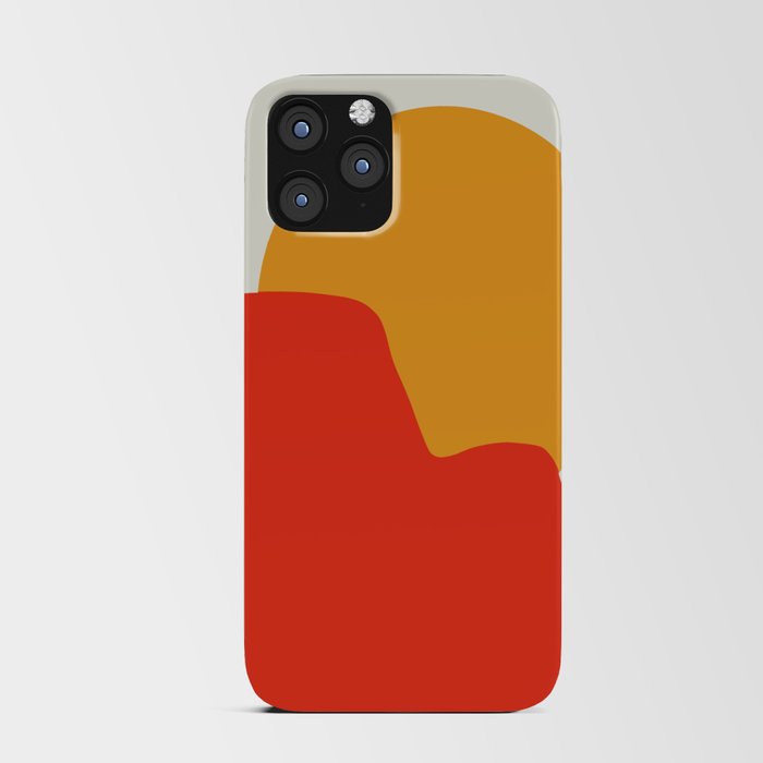 Red mountain sunrise iPhone Card Case