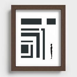  The Labyrinth Recessed Framed Print