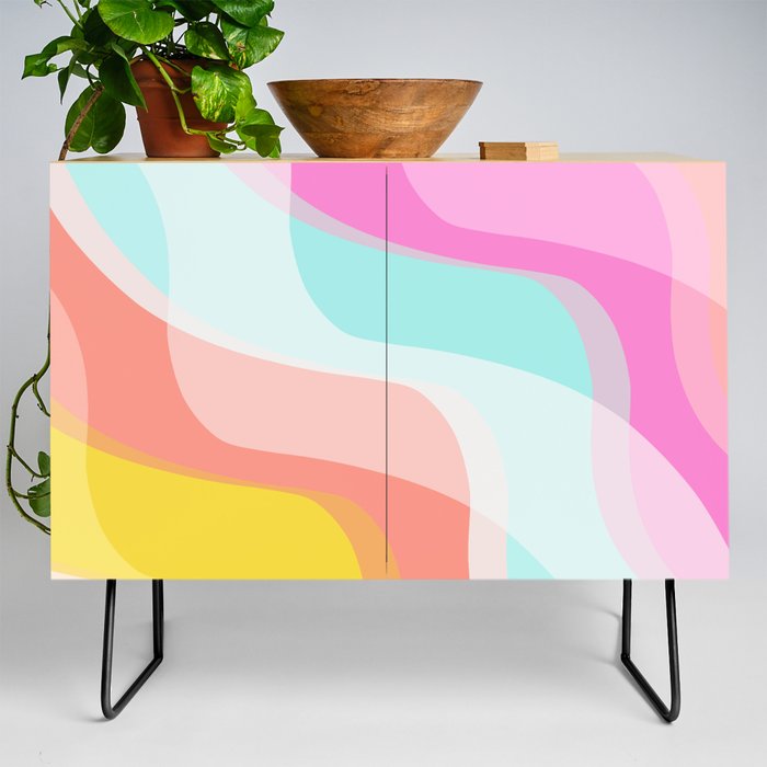 Neon Pastel Heatwave Credenza