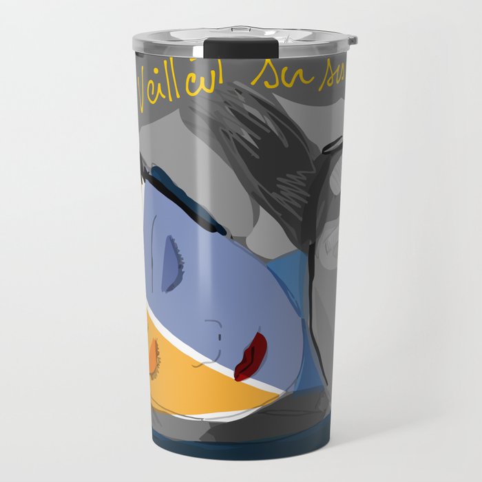 Spirits of the nights and dreams inspired by Surrealism Travel Mug
