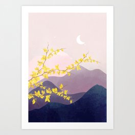 Midnight Bloom 03 Art Print