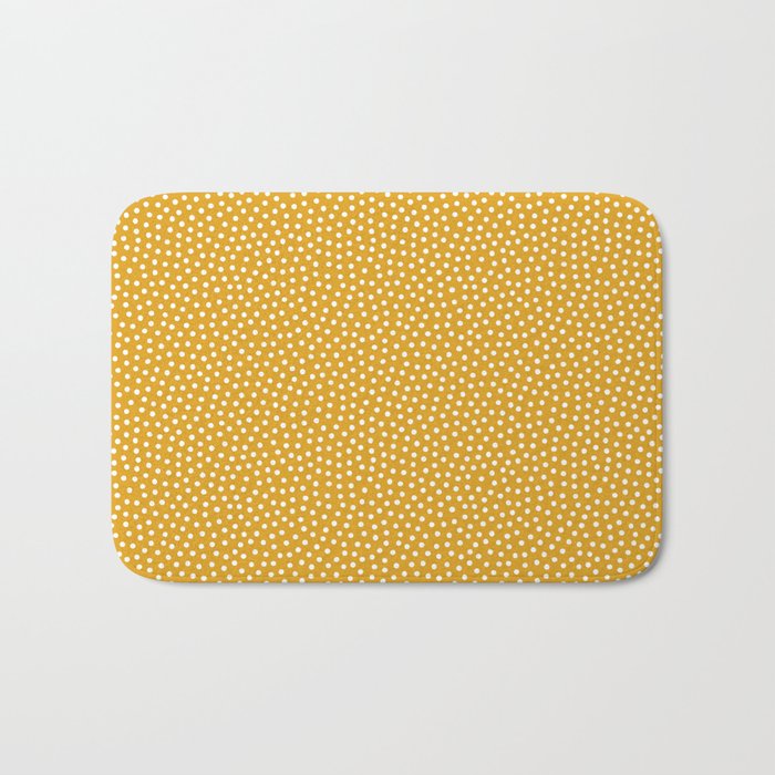 Little Dots Mustard Bath Mat