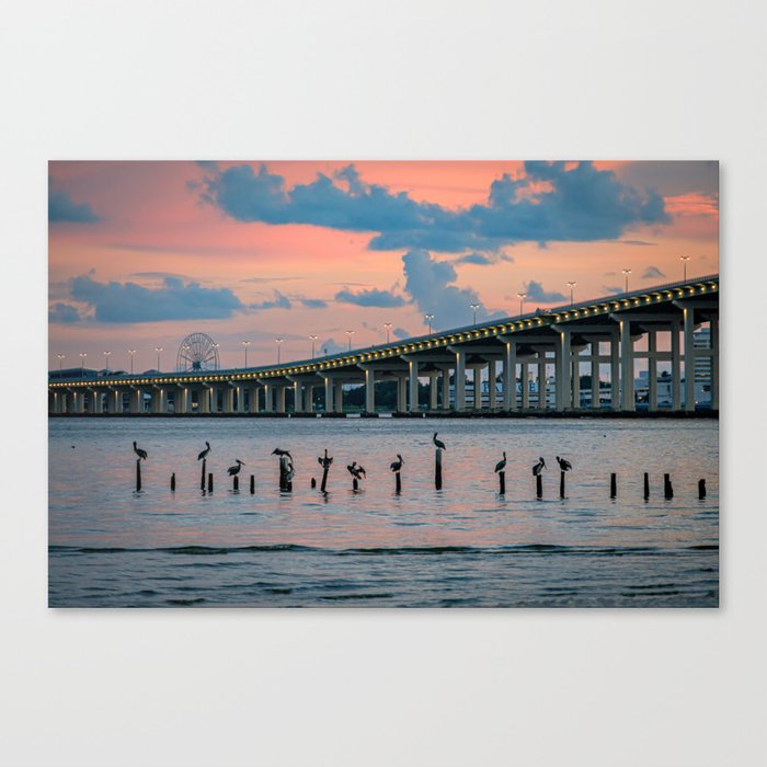 Gulf Coast View Canvas Print