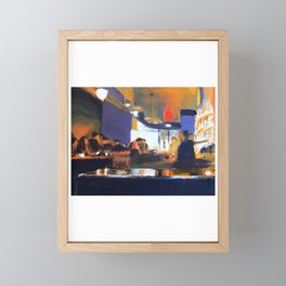 City Bar Framed Mini Art Print