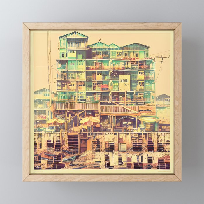 Fisherman's Hotel Framed Mini Art Print