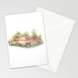 Santa Fe Adobe House Water Color Stationery Cards
