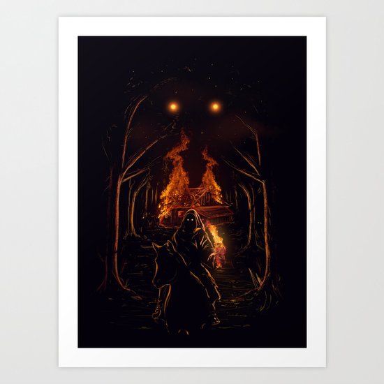 The Arsonist Art Print