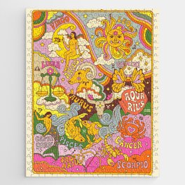 Sun Signs Jigsaw Puzzle | Curated, Pisces, Tarotcard, Sun, Astrology, Graphicdesign, Virgo, Libra, Crystals, Cancer 