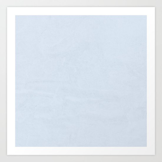 Simply Sky Blue Art Print