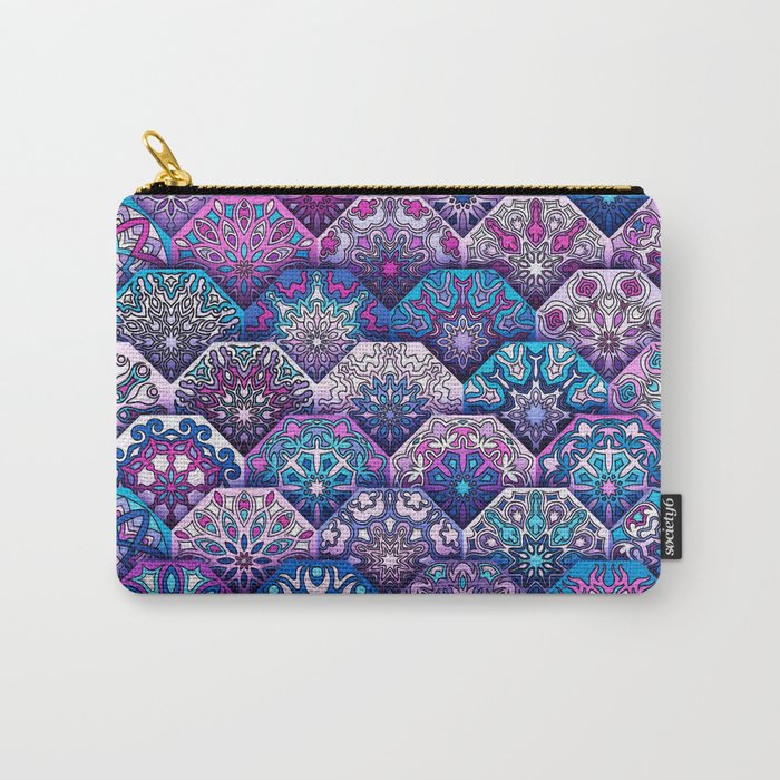 Bohemian Quilt Carry-All Pouch