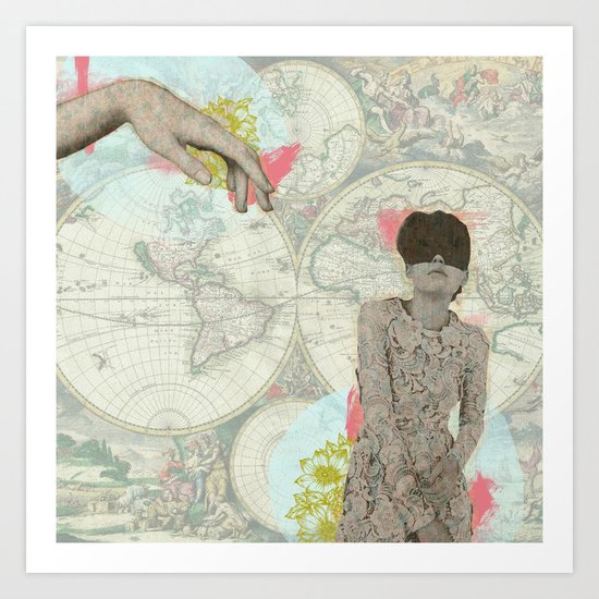 Feminine Collage I Art Print