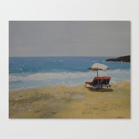 Beach Romance Canvas Print