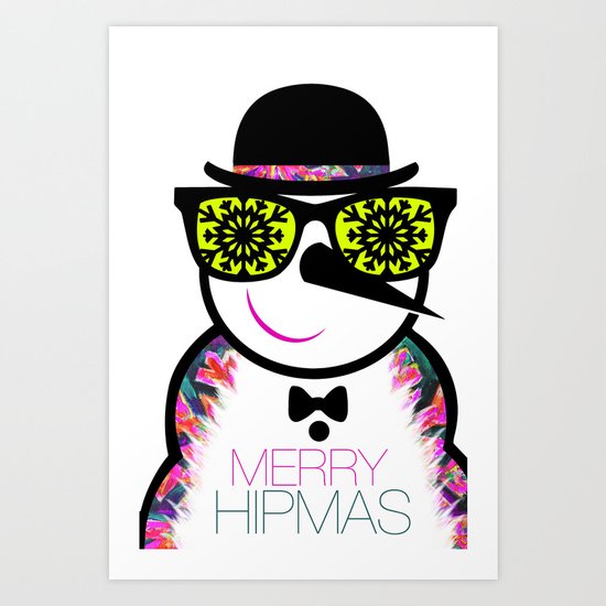 MERRY HIPMAS / MR WHITE Art Print
