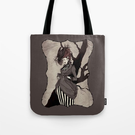 Black Silk Tote Bag