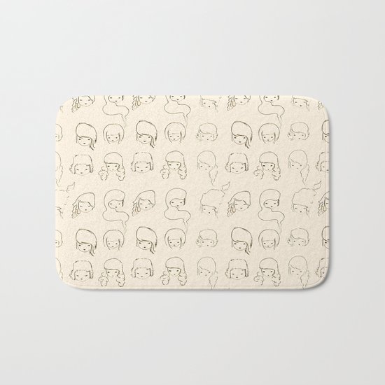 today's face Bath Mat
