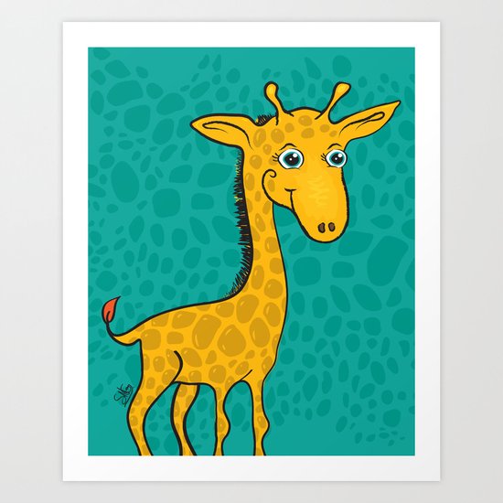 Giraffe Art Print