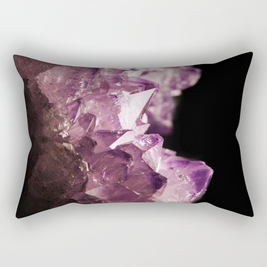 Amethyst Quartz Rectangular Pillow