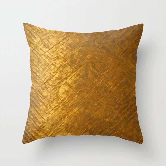 Gold Black Vintage Art Deco Popular Collection Throw Pillow