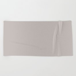 Warm Icy Mulberry Gray - Grey Solid Color Pairs PPG Hush PPG1004-3 - All One Single Shade Hue Colour Beach Towel