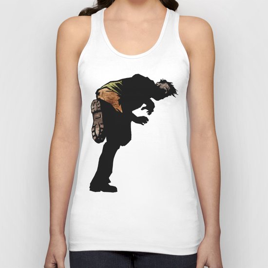 RUN ZOMBIE RUN! Unisex Tank Top