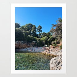 South of France: Billionare's Bay Art Print