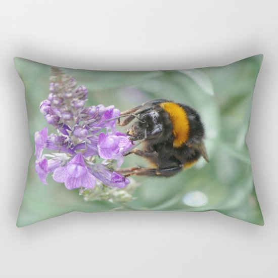 Hello Flower! Rectangular Pillow