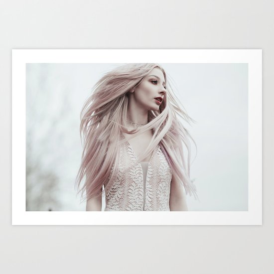 Pastel wind Art Print