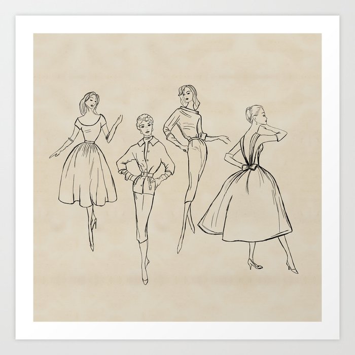 Vintage drawings store